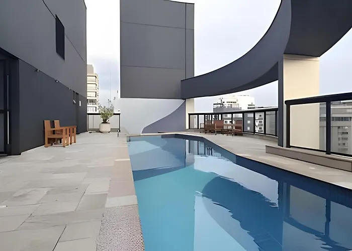 Flat Hotel Moema Av. Rouxinol Com Piscina